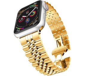 Strap-it Bracelet acier Jubilee Apple Watch Ultra (doré)