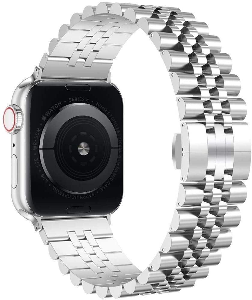 Strap-it Strap-it Bracelet acier Jubilee Apple Watch Ultra (argent)