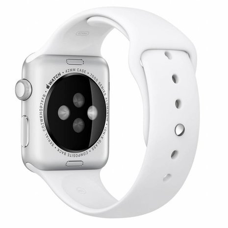 Strap-it Strap-it Bracelet silicone Apple Watch Ultra (blanc)