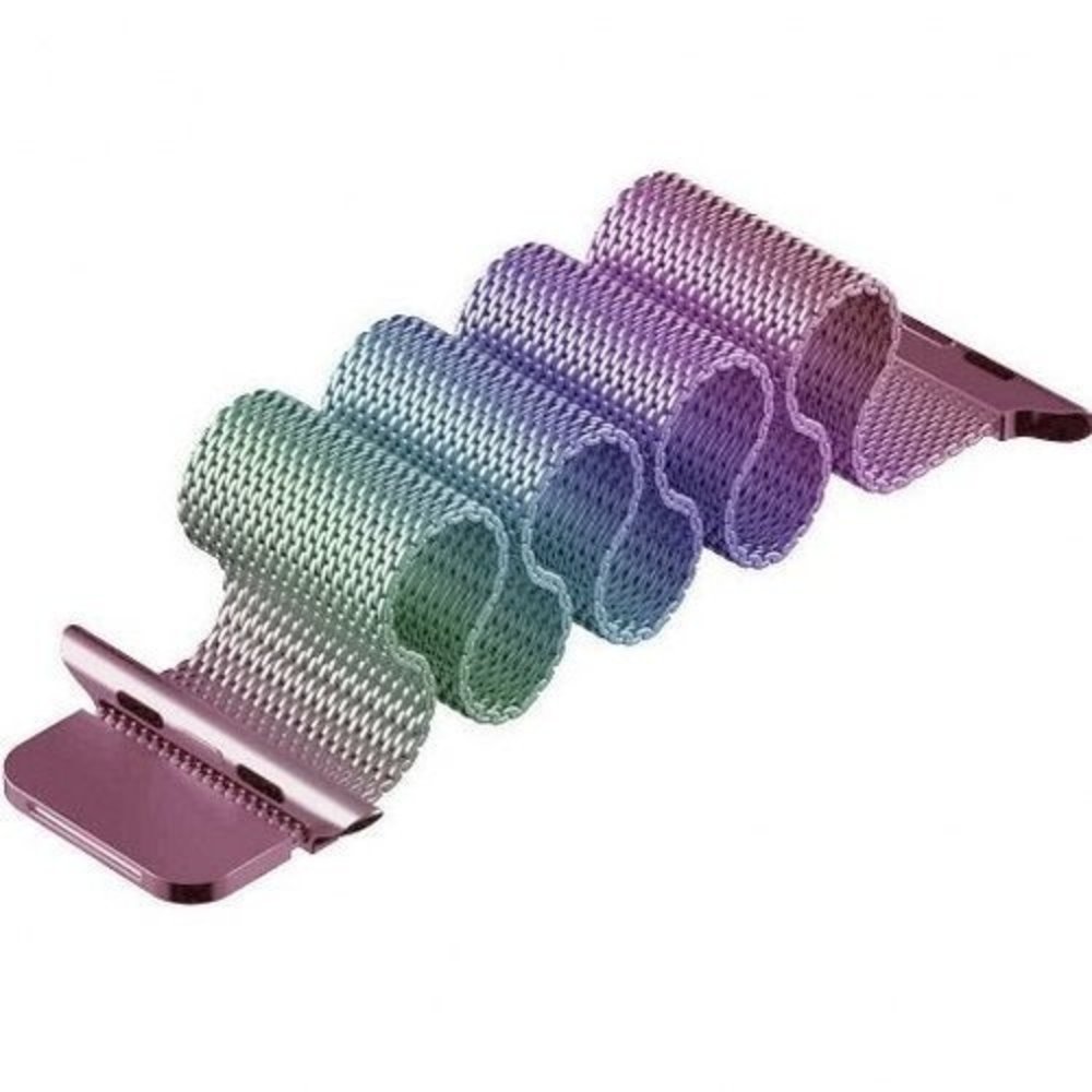 Strap-it Strap-it Bracelet milanais Apple Watch Ultra (arc-en-ciel)