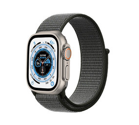 Strap-it Bracelet nylon Apple Watch Ultra (vert)