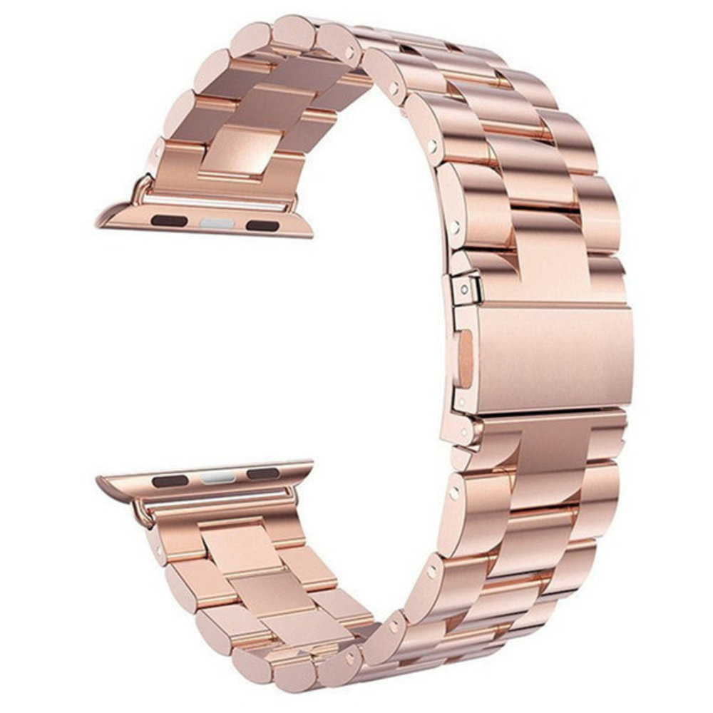 Strap-it Strap-it Bracelet acier Apple Watch Ultra (or rose)