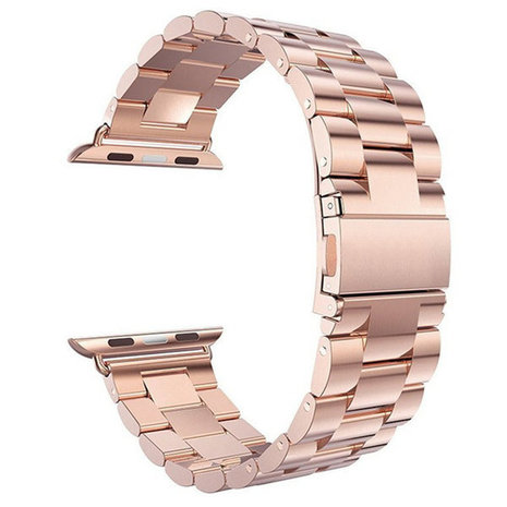 Strap-it Strap-it Bracelet acier Apple Watch Ultra (or rose)
