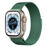 Strap-it Bracelet milanais Apple Watch Ultra (vert)