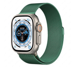 Strap-it Bracelet milanais Apple Watch Ultra (vert)