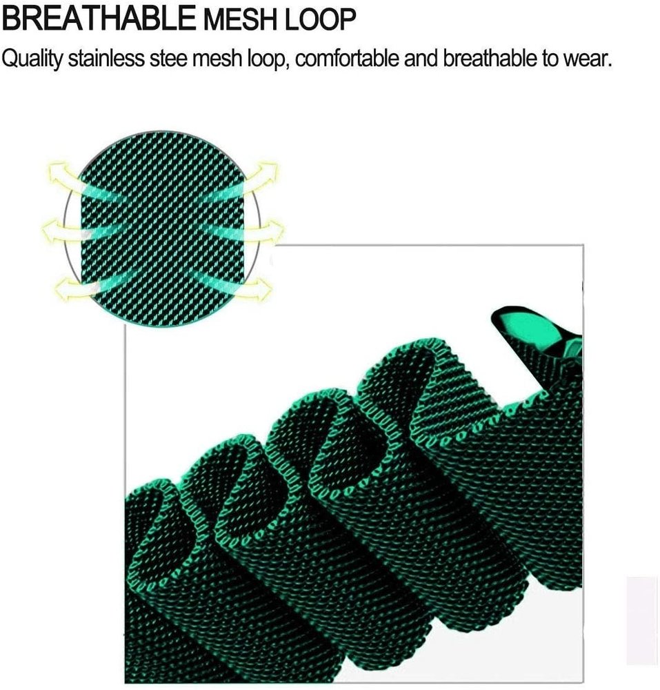 Strap-it Strap-it Bracelet milanais Apple Watch Ultra (vert)