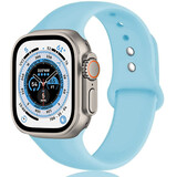 Strap-it Bracelet silicone Apple Watch Ultra (bleu aqua)