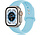 Strap-it Bracelet silicone Apple Watch Ultra (bleu aqua)