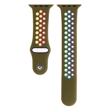 Strap-it Strap-it Bracelet sport Apple Watch Ultra (vert olive coloré)