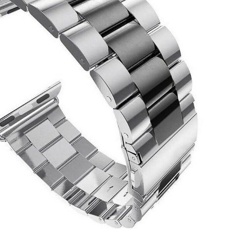 Strap-it Strap-it Bracelet acier Apple Watch Ultra (argent/noir)