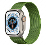 Strap-it Bracelet milanais Apple Watch Ultra (vert clair)