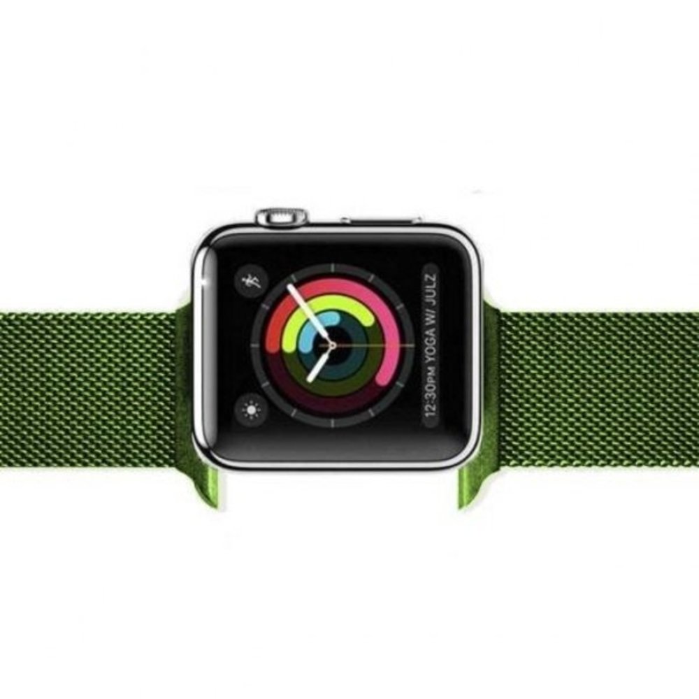 Strap-it Strap-it Bracelet milanais Apple Watch Ultra (vert clair)
