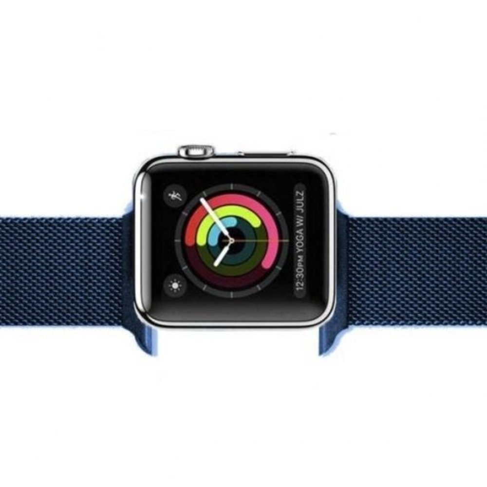 Strap-it Strap-it Bracelet milanais Apple Watch Ultra (bleu)