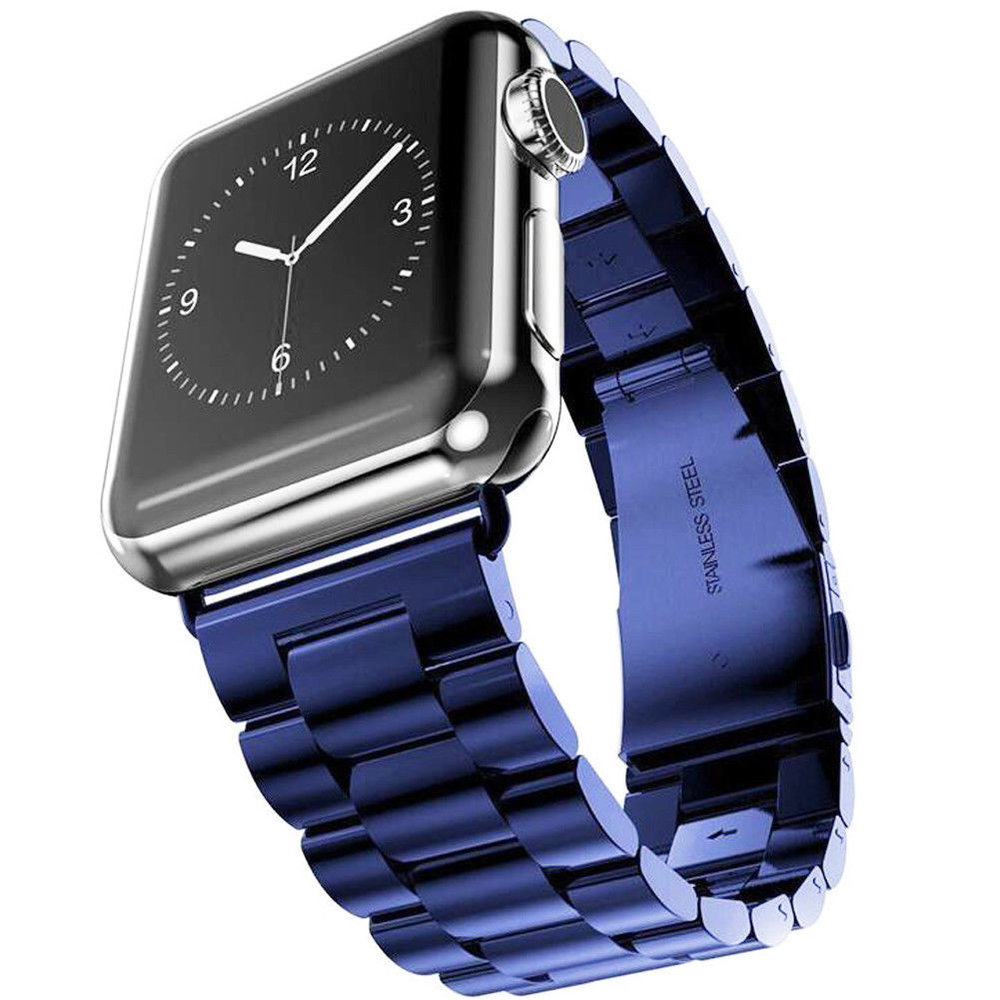 Strap-it Strap-it Bracelet acier Apple Watch Ultra (bleu) Strap-it Strap-it Bracelet acier Apple Watch Ultra (bleu)