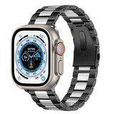 Strap-it Bracelet acier Apple Watch Ultra (noir/argent)