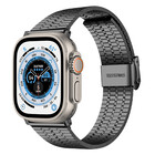 Strap-it Strap-it Bracelet acier inoxydable Apple Watch Ultra (noir)