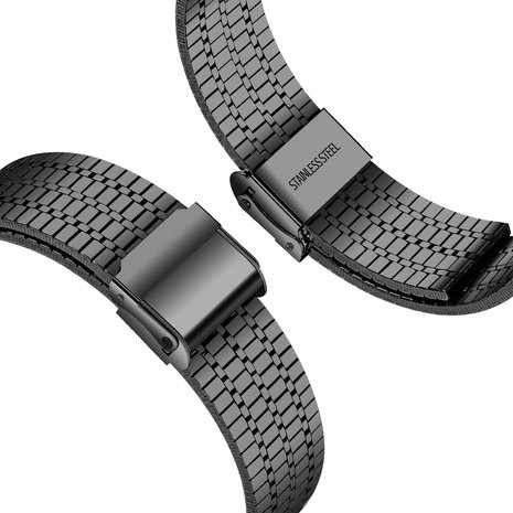 Bracelet Luxe Acier Inoxydable pour Apple Watch Ultra 49mm - Argent