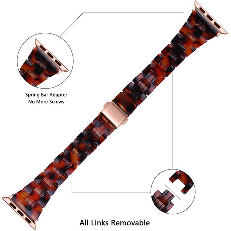 Strap-it Strap-it Bracelet résine Apple Watch Ultra (lave)