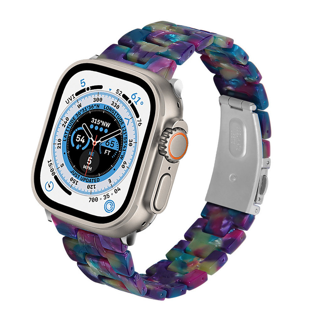 Strap-it Strap-it Bracelet résine Apple Watch Ultra (violet coloré)