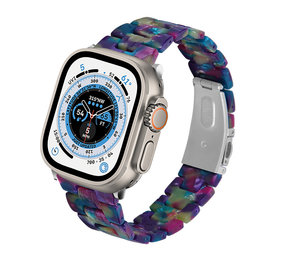 Strap-it Bracelet résine Apple Watch Ultra (violet coloré)