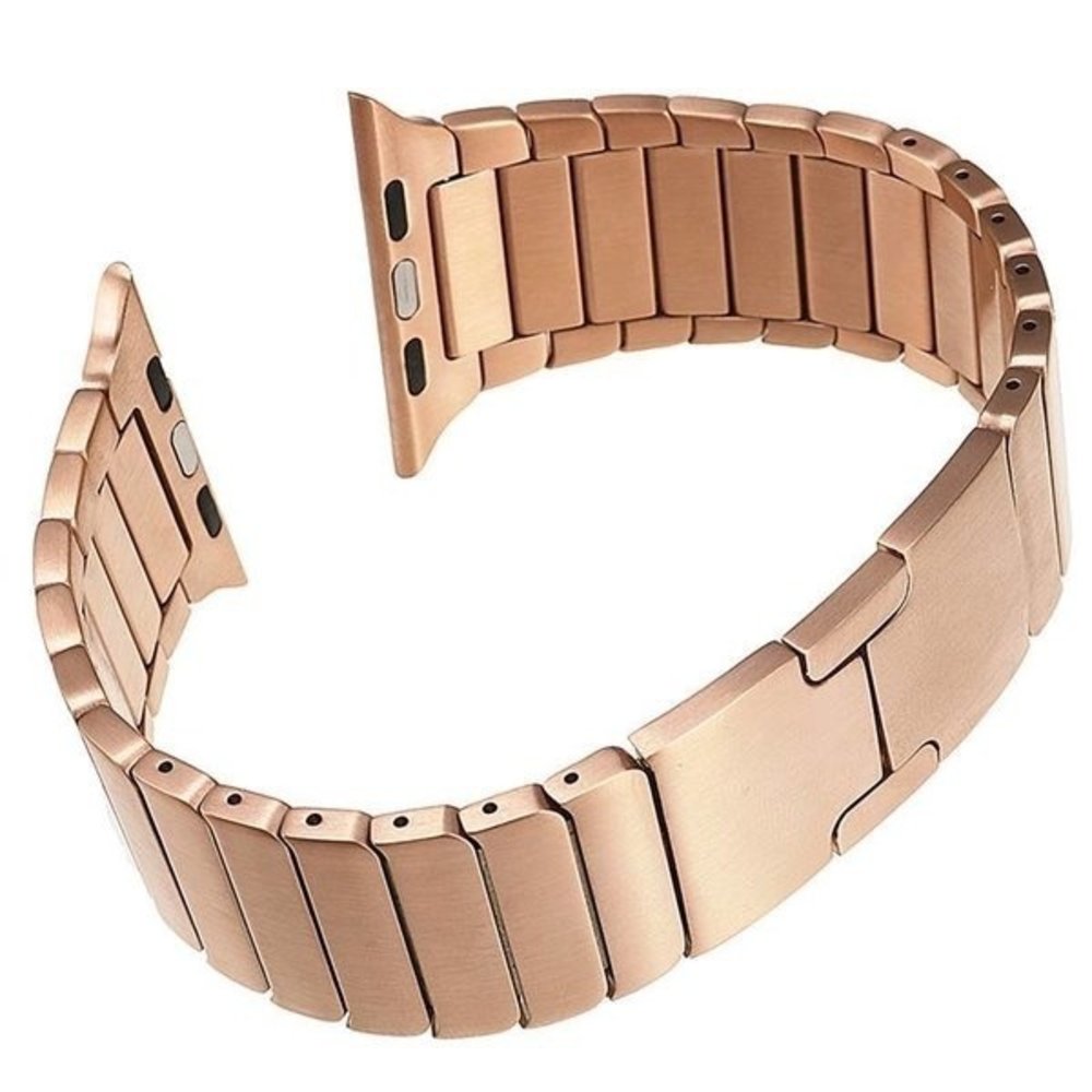 Strap-it Strap-it Bracelet métal de luxe Apple Watch Ultra (or rose)