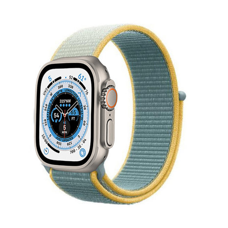 Strap-it Strap-it Bracelet nylon Apple Watch Ultra (soleil)