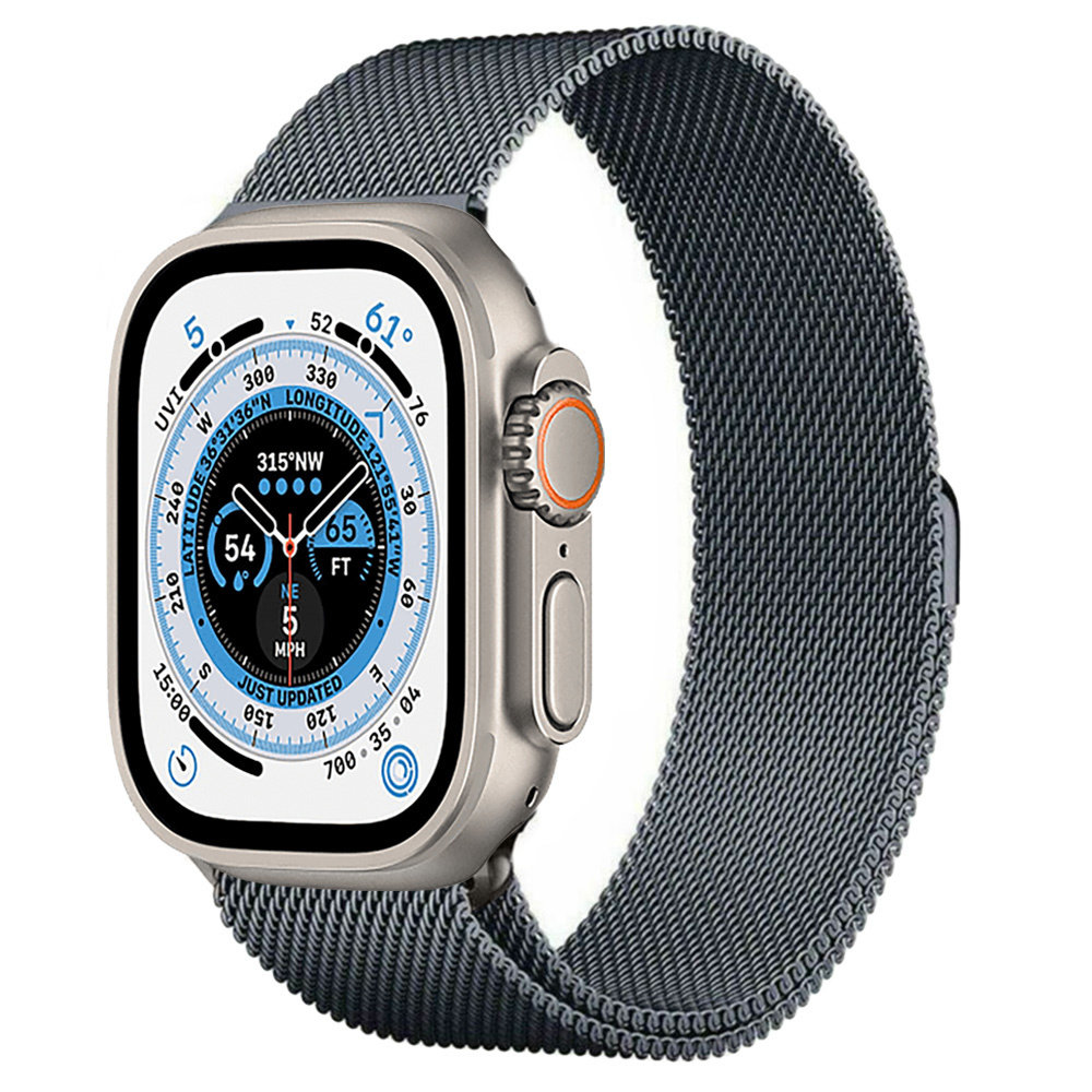 Strap-it Strap-it Bracelet milanais Apple Watch Ultra (espace gris) Strap-it Strap-it Bracelet milanais Apple Watch Ultra (espace gris)