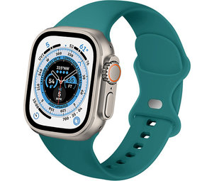 Strap-it Bracelet Apple Watch Ultra silicone (vert sapin)
