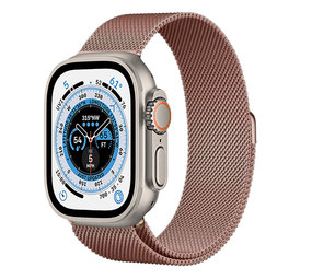 Strap-it Bracelet milanais Apple Watch Ultra (rosé)