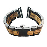 Strap-it Strap-it Bracelet bois Apple Watch Ultra (noir/marron clair) Strap-it Strap-it Bracelet bois Apple Watch Ultra (noir/marron clair)