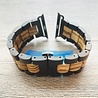 Strap-it Strap-it Bracelet bois Apple Watch Ultra (noir/marron clair) Strap-it Strap-it Bracelet bois Apple Watch Ultra (noir/marron clair)
