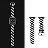Strap-it Strap-it Bracelet Apple Watch Ultra Twisted Silicone (noir/blanc) Strap-it Strap-it Bracelet Apple Watch Ultra Twisted Silicone (noir/blanc)