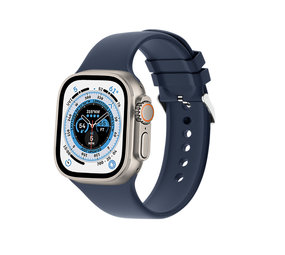 Bracelet Apple Watch Ultra silicone (bleu foncé