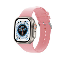 Strap-it Bracelet silicone boucle Apple Watch Ultra (rose)