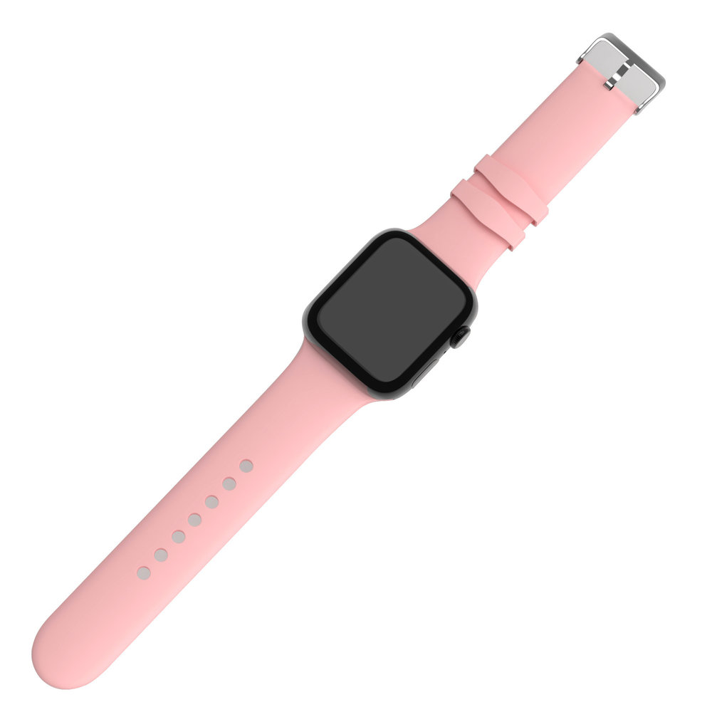 Strap-it Strap-it Bracelet silicone boucle Apple Watch Ultra (rose)