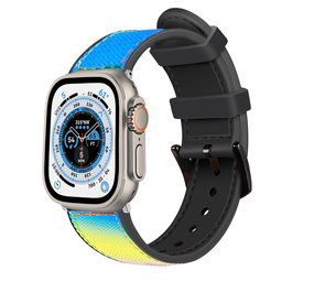 Strap-it Bracelet nylon hybride Apple Watch Ultra (coloré) Strap-it Bracelet nylon hybride Apple Watch Ultra (coloré)