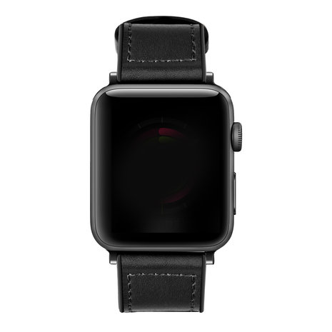 Strap-it Strap-it Bracelet boucle cuir hybride Apple Watch Ultra (noir) Strap-it Strap-it Bracelet boucle cuir hybride Apple Watch Ultra (noir)