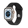 Strap-it Strap-it Bracelet cuir hybride Apple Watch Ultra (noir) Strap-it Strap-it Bracelet cuir hybride Apple Watch Ultra (noir)