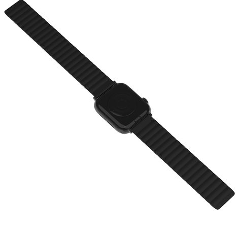Strap-it Strap-it Bracelet silicone magnétique Apple Watch Ultra (noir)