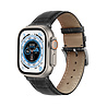 Strap-it Strap-it Bracelet cuir motif crocodile Apple Watch Ultra (noir) Strap-it Strap-it Bracelet cuir motif crocodile Apple Watch Ultra (noir)