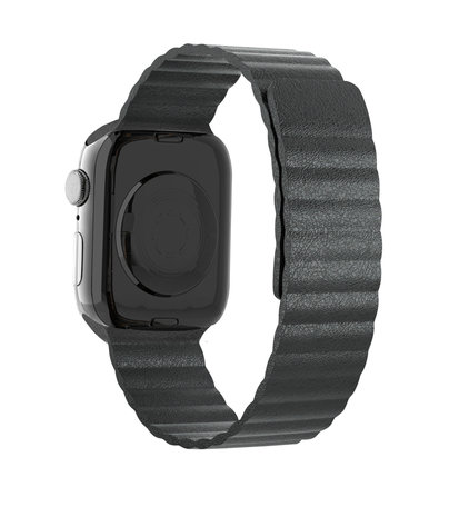 Strap-it Strap-it Bracelet cuir loop Apple Watch Ultra (noir)