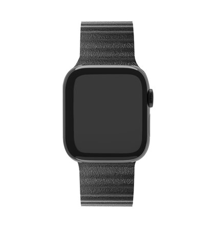 Strap-it Strap-it Bracelet cuir loop Apple Watch Ultra (noir)