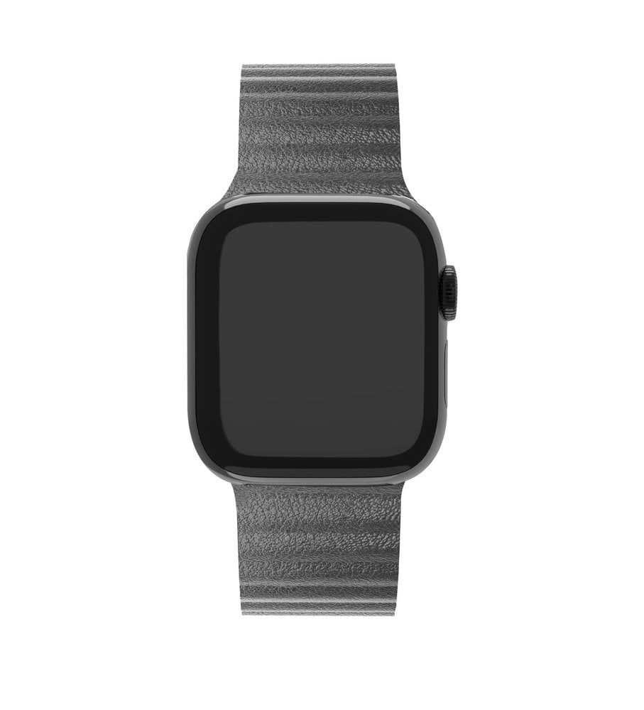 Strap-it Strap-it Bracelet cuir loop Apple Watch Ultra (gris)