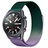Strap-it Strap-it Bracelet Milanais Samsung Galaxy Watch 3 45mm (violet/vert) Strap-it Strap-it Bracelet Milanais Samsung Galaxy Watch 3 45mm (violet/vert)