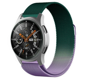 Strap-it Bracelet Milanais Samsung Galaxy Watch 46mm (violet/vert)