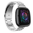Strap-it Strap-it Bracelet acier Fitbit Sense 2 (argent)