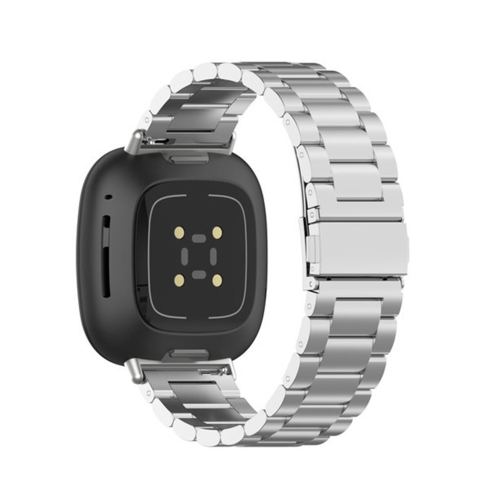 Strap-it Strap-it Bracelet acier Fitbit Sense 2 (argent)