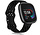 Strap-it Bracelet silicone avec trous Fitbit Versa 4 (noir)