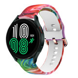 Strap-it Bracelet silicone coloré Samsung Galaxy Watch 4 - 44mm