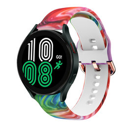 Strap-it Bracelet silicone coloré Samsung Galaxy Watch 4 - 44mm